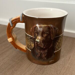 Wild Wings Loyal Companion Chocolate Lab 3D Mug